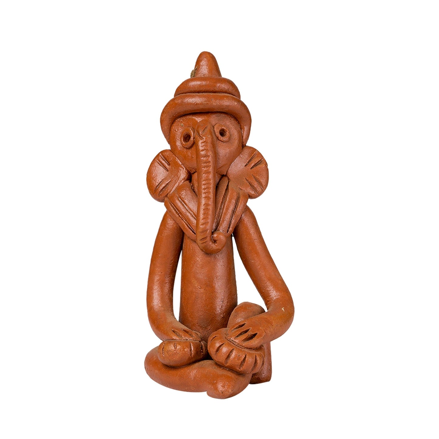 Sowpeace Terracotta Tribal Figurine Set: Artisan Tabletop Decor