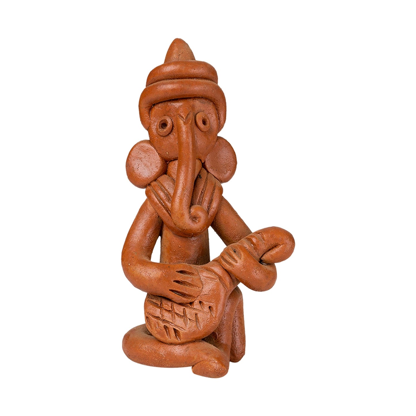 Sowpeace Terracotta Tribal Figurine Set: Artisan Tabletop Decor