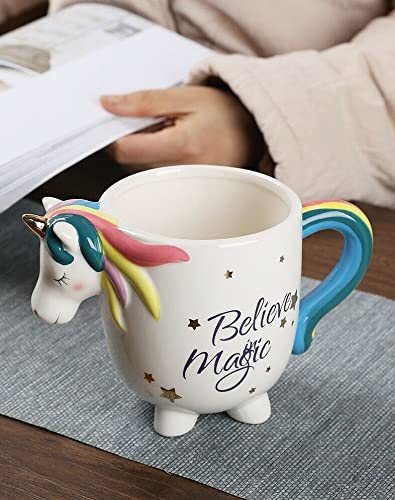 Unicorn Believe in Magic Ceramic Coffee Mug