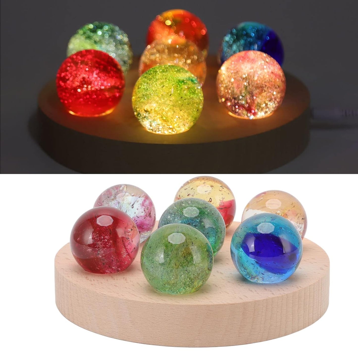 Cool Lamp Home 3D Effect Ball Night Light