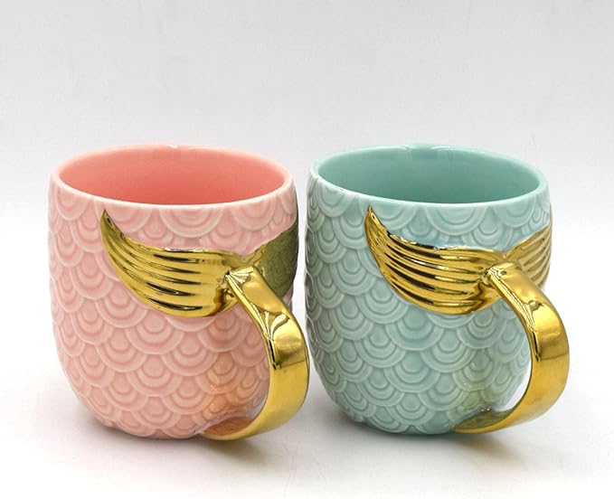 Mermaid Coffee Mug (Pink)